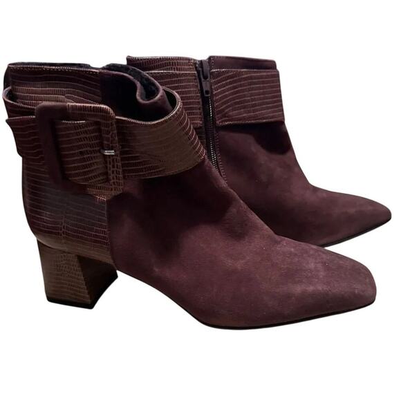 Ron White Lana Weatherproof Buckle Bootie Euro 39 / US Women 8.5 New w/ Tag $645 - Picture 8 of 11